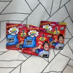 Ryan's World Mystery Figs 3-Pack Multicolor Series 3 Blind Bags New Sealed